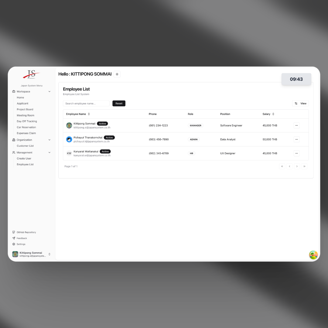 Account Management Web